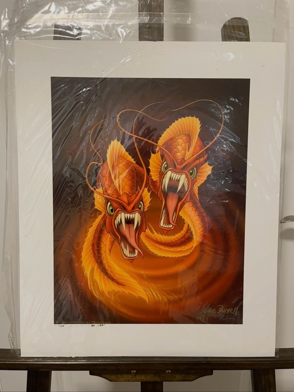 Dennis Durrell ‘Assassins’ Limited Edition Signed Giclée Print – Fantasy Stage